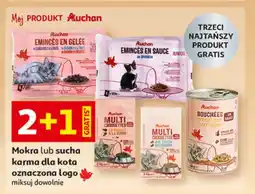 Auchan Karma dla kota adult kawałki wołowiny w sosie Auchan Różnorodne (Logo Czerwone) oferta