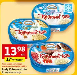 Auchan Lody śmietankowe Koral Kolorowe Lato oferta