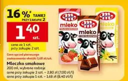 Auchan Mleko waniliowe Mlekovita Wypasione oferta