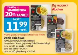 Auchan Gulasz z kaszą Auchan Różnorodne (Logo Czerwone) oferta