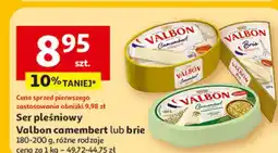 Auchan Ser brie oryginalny Valbon oferta