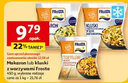 Auchan Tortellini w sosie pomidorowym z warzywami Frosta oferta