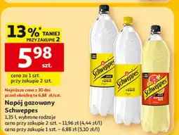 Auchan Napój citrus mix zero Schweppes oferta