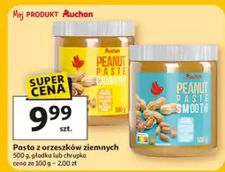 Auchan Pasta orzechowa crunchy Auchan oferta