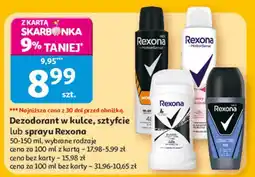Auchan Dezodorant workout hi-impact Rexona Men oferta