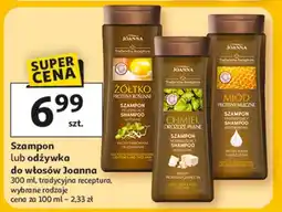 Auchan Szampon do włosów chmiel i drożdże piwne Joanna Tradycyjna Receptura oferta