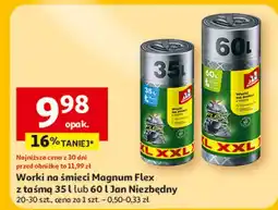 Auchan Worki na smieci 35 l Jan Niezbędny oferta