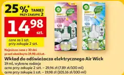 Auchan Wkład świeżość letniego poranka Air Wick Electric Life Scents oferta