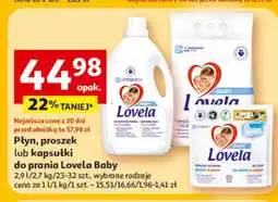 Auchan Kapsułki do prania bieli i kolorów Lovela Baby oferta