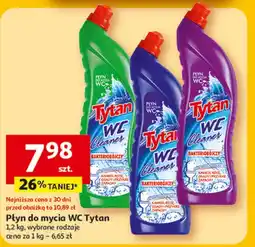 Auchan Płyn do wc fioletowy Tytan Wc oferta