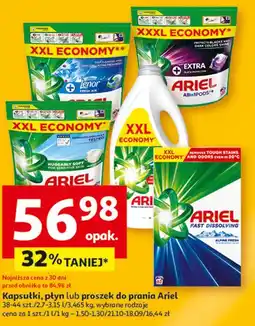Auchan Żel do prania color Ariel oferta