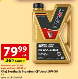 Auchan Olej 5w/30 Venol oferta