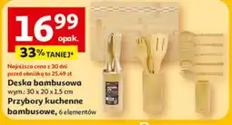 Auchan Przybory kuchenne bambusowe oferta