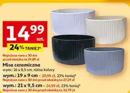 Auchan Misa ceramiczna 21 x 9.5 cm oferta