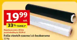 Auchan Folia stretch 1.5 kg 50 cm bezbarwna oferta
