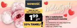 Netto Pączek bite z nadzieniem z czerwonych owoców oferta
