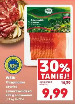 Kaufland Szynka szwarcwaldzka oferta