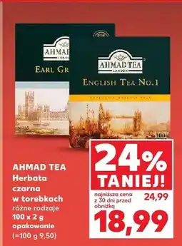 Kaufland Herbata czarna w torebkach różne rodzaje oferta