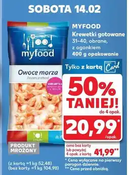 Kaufland Owoce morza krewetki gotowane z ogonem oferta