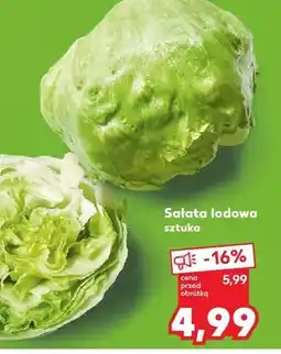 Kaufland Sałata lodowa sztuka oferta