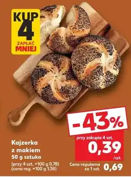 Kaufland Kajzerka z makiem oferta