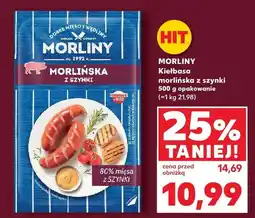 Kaufland Kiełbasa morlińska z szynki oferta
