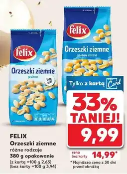 Kaufland Orzeszki ziemne różne rodzaje oferta