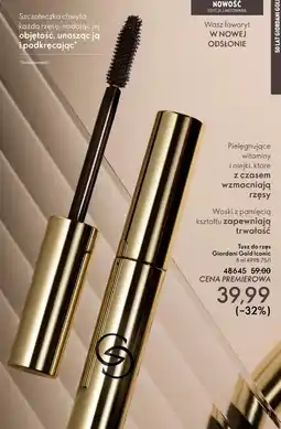 Oriflame Tusz do rzęs Giordani Gold oferta