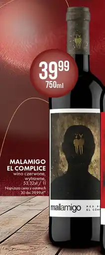 Al.Capone Wino wytrawne Malamigo oferta