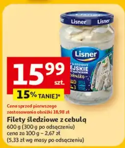 Auchan Filety śledziowe z cebulą oferta