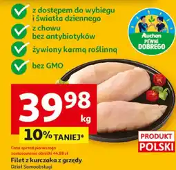 Auchan Filet z kurczaka z grzędy oferta
