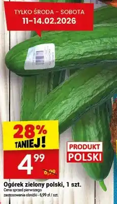 Twój Market Ogórek zielony polski, 1 szt oferta
