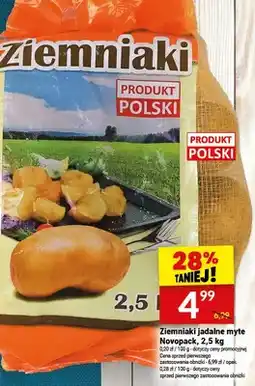 Twój Market Ziemniaki jadalne myte Novopack oferta