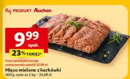 Auchan Mięso mielone z karkówki oferta