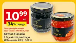 Auchan Kawior z łososia lub jesiotra, imitacja oferta