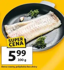 Auchan Dorsz czarny, polędwica bez skóry oferta