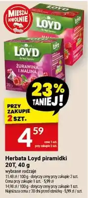 Twój Market Herbata Loyd piramidki 20T oferta