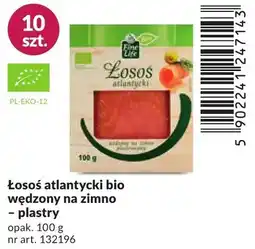 Makro Łosoś atlantycki bio wędzony na zimno plastry oferta