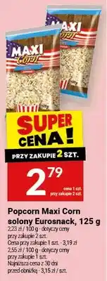 Twój Market Popcorn Maxi Corn solony Eurosnack oferta