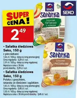 Twój Market Sałatka śledziowa polskiej z ogórkiem tatarską ze śledziem i ogórkiem oferta