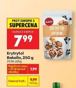Biedronka Erytrytol Bakello, 250 g oferta