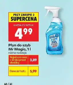 Biedronka Płyn do szyb Mr Magic, 1 l oferta