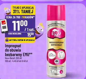 Impregnat do obuwia bezbarwny EMU