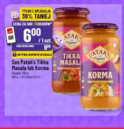 Polomarket Sos Patak’s Tikka Masala lub Korma Haugen oferta