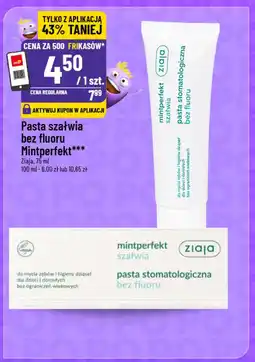Polomarket Pasta szałwia bez fluoru Mintperfekt Ziaja (75 ml) oferta