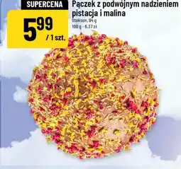 Polomarket Pączek z podwójnym nadzieniem pistacja i malina oferta