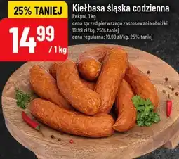 Polomarket Kiełbasa śląska codzienna Pekpol oferta