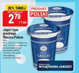 Polomarket Jogurt typu greckiego Mleczna Polana oferta