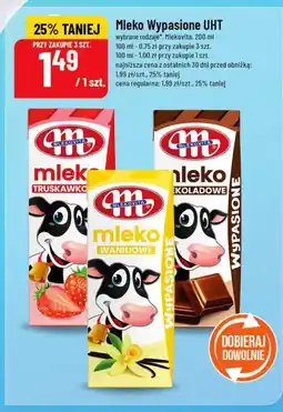 Polomarket Mleko Wypasione UHT (truskawkowe, waniliowe, czekoladowe) oferta