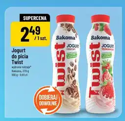 Polomarket Jogurt do picia Twist Bakoma oferta